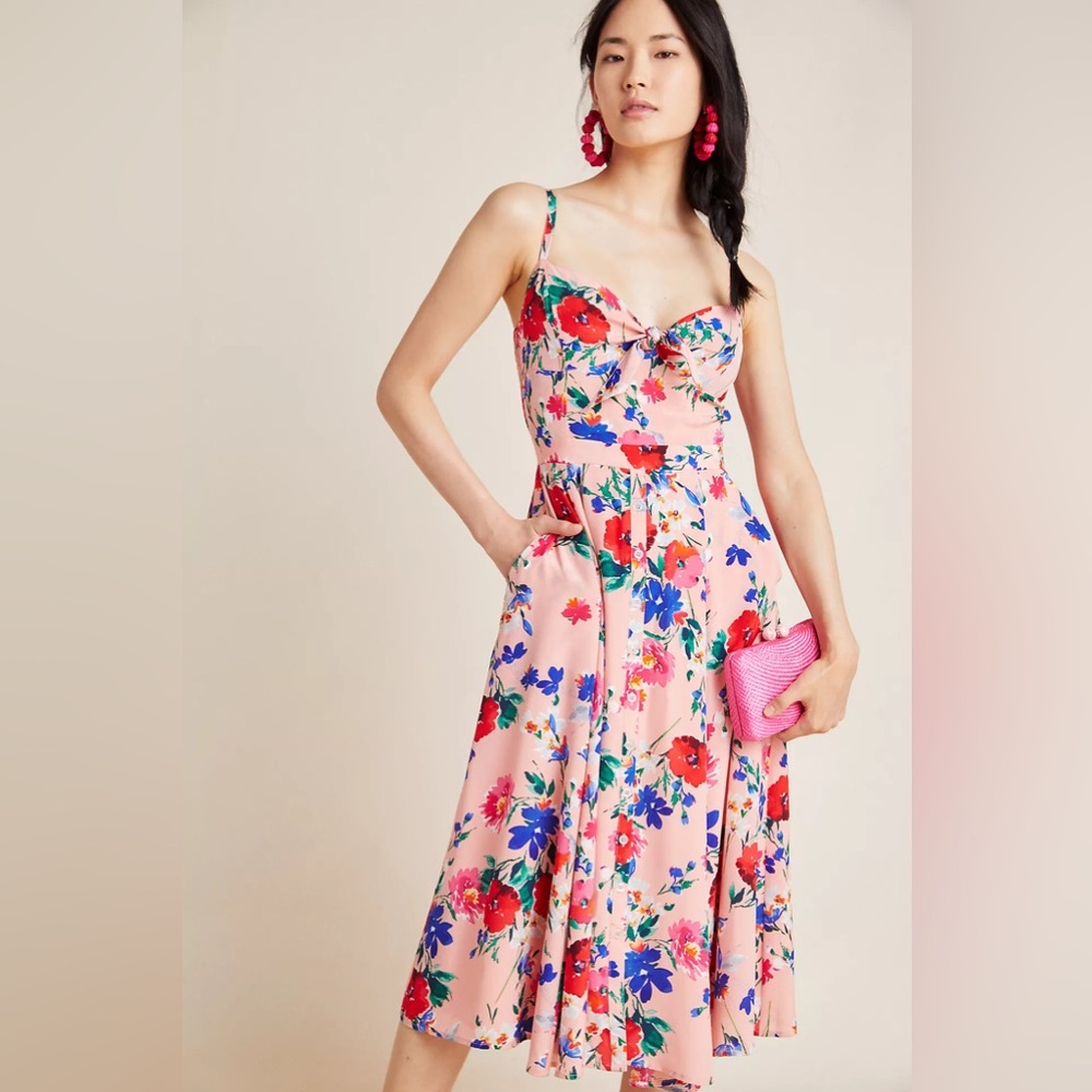 Yumi Kim Julia Silk Midi Dress - Picture 11 of 13